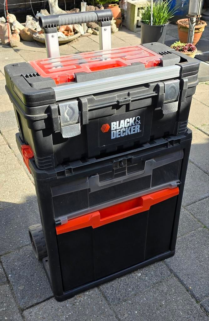 Black & decker / keter gereedschap koffer, Ophalen, Gebruikt