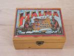 Halma. Kistje met stukken. Antiek., Ophalen of Verzenden
