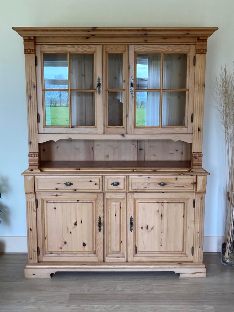 Grenen buffetkast merk creafort, Ophalen, Met deur(en), 200 cm of meer, 150 tot 200 cm