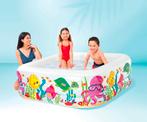 Opblaasbaar kinderzwembad met zeedierenprint, Tuin en Terras, Zwembaden, Minder dan 80 cm, Opblaaszwembad, Nieuw, Ophalen of Verzenden