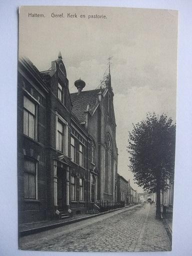 P229 Hattem - Gereformeerde kerk en pastorie, Verzenden, 1920 tot 1940, Ongelopen, Gelderland