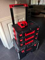 Milwaukee Packout Systeem - Gereedschapskoffer op Wielen, Ophalen, Gevuld, Nieuw