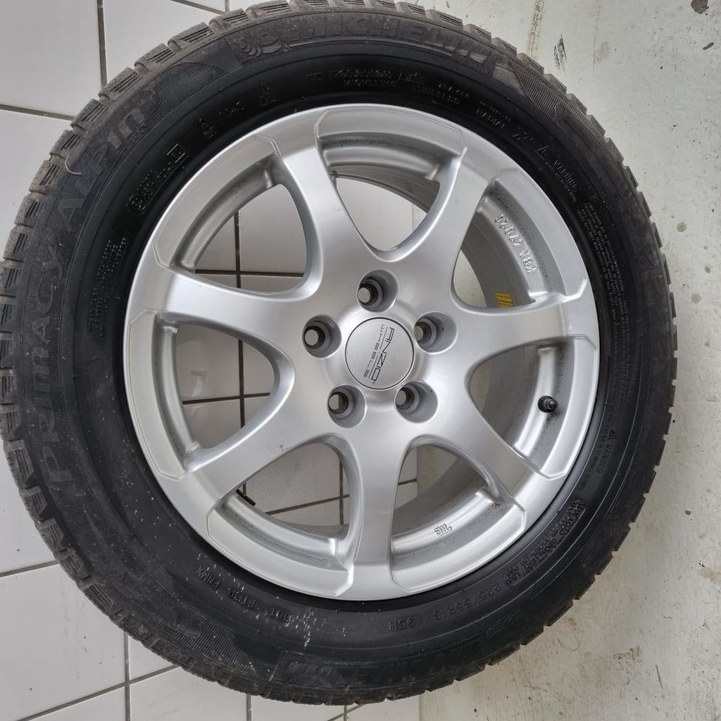 Anzio alu velgen 4 stuks Mercedes W211in zeer goede st, Auto-onderdelen, Gebruikt, 16 inch, Banden en Velgen, Winterbanden