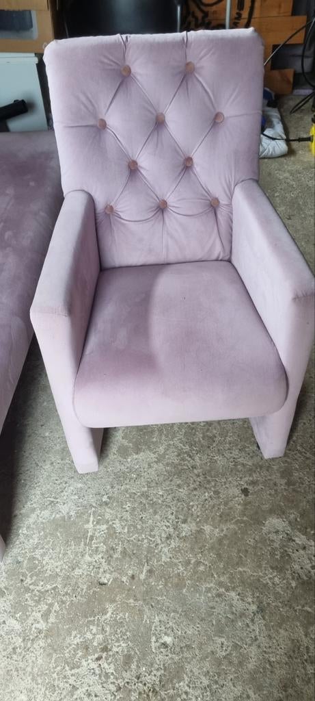 Eetkamertafel en stoelen en bank, Huis en Inrichting, Stoelen, Ophalen of Verzenden