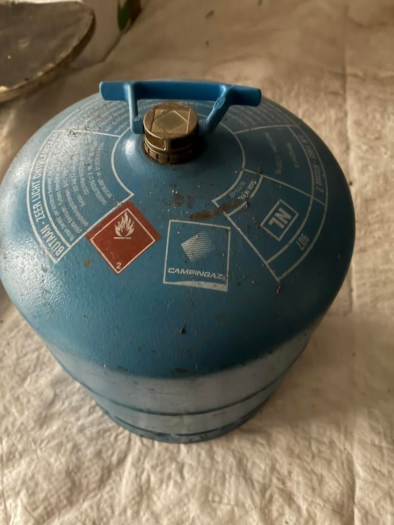 Campingaz tankje, Ophalen, Gebruikt