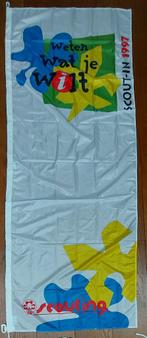 scouting Banner Scout-in 1997 200x75cm, Verzamelen, Scouting, Ophalen of Verzenden, Gebruikt, Embleem, Speld of Insigne