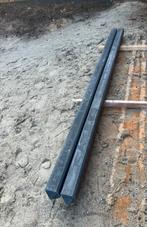 2x nieuwe Betonpaal Glad Diamantkop 10x10x280cm Antraciet, Tuin en Terras, Ophalen, Nieuw, 250 cm of meer, Palen