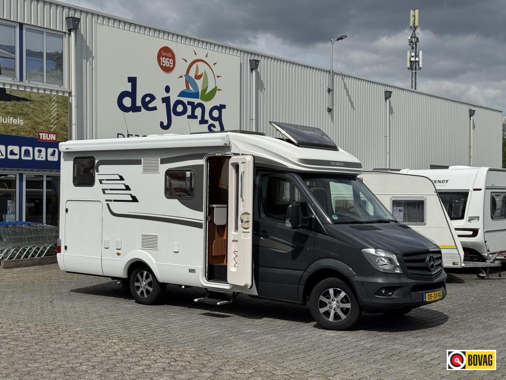 Hymer ML-T 580 - lengtebedden, Caravans en Kamperen, Campers, Ringverwarming, Buitenlamp, Achteruitrijcamera, Tot en met 2