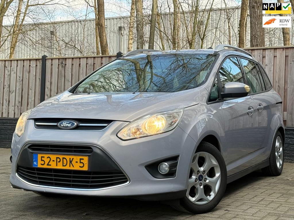 Ford Grand C-Max 1.6 Trend 7p Nl Auto I CARPLAY - NAVI APK I, Auto's, 125 pk, Gebruikt, 750 kg, 4 cilinders