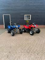 2 x nette polaris phoenix 200cc quad met kenteken, 200 cc, 1 cilinder, 12 t/m 35 kW