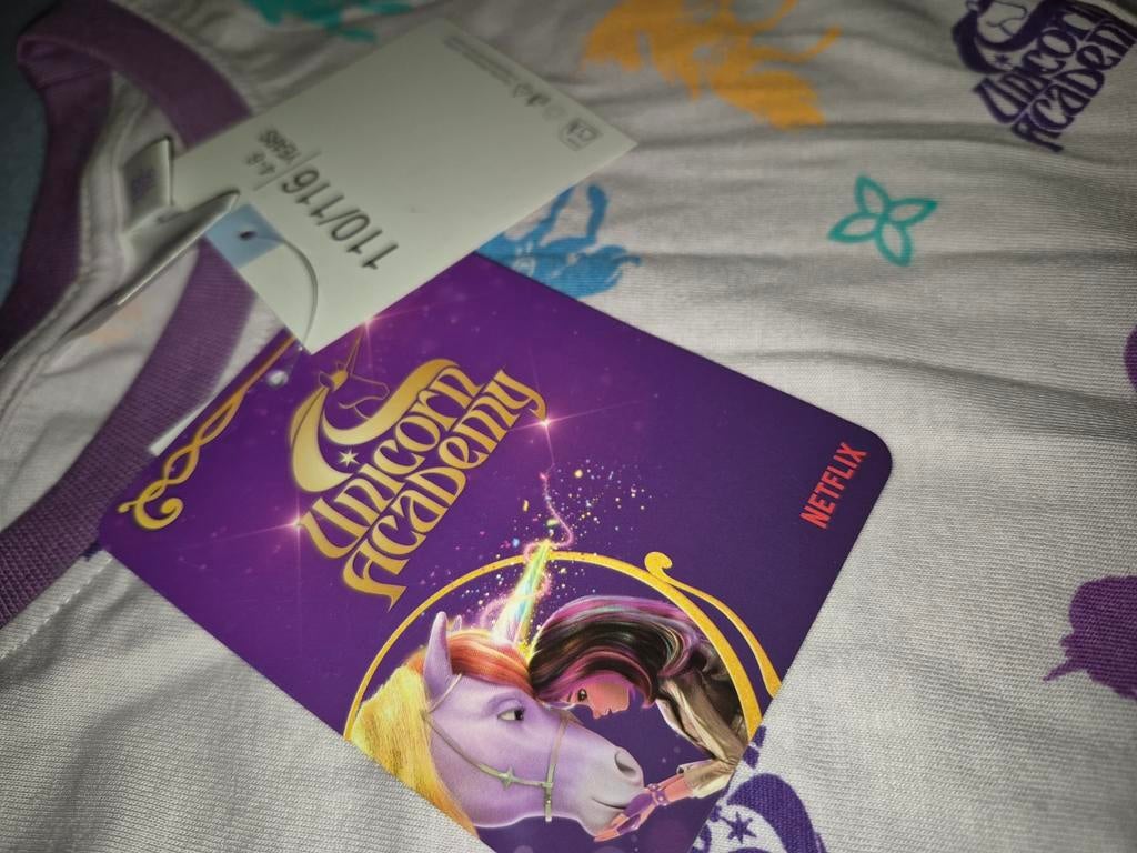 Unicorn Academy pyjama lang broek maat 110/116, Kinderen en Baby's, Kinderkleding | Overige, Ophalen of Verzenden, Meisje