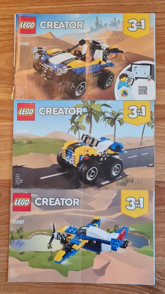 Lego creator 31087 3 in 1 Dune buggy, Kinderen en Baby's, Speelgoed | Duplo en Lego, Ophalen of Verzenden, Zo goed als nieuw