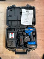 (Defect) HBM 1/2 slagmoersleutel + 2 accus en lader, Ophalen of Verzenden, Gebruikt