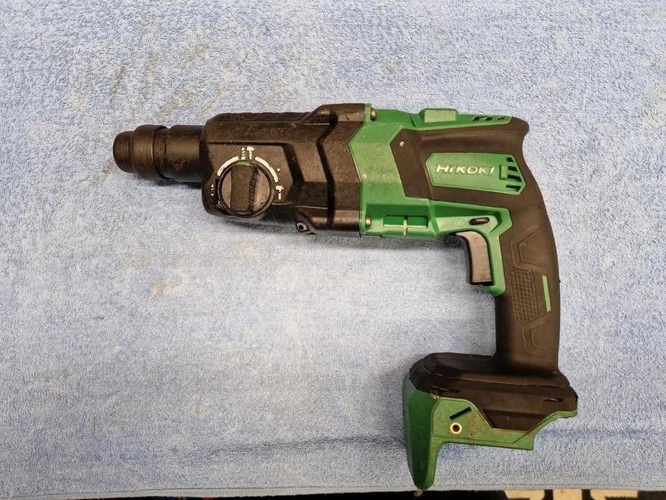 Hikoki 18 volt Boor- en Breekhamer sds aansluiting, Boor- en/of Breekhamer, Ophalen of Verzenden, Variabele snelheid, Gebruikt