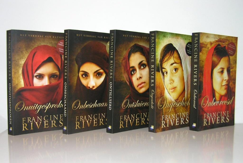 Francine Rivers - 5 vrouwen uit de Bijbel serie, Ophalen of Verzenden, Zo goed als nieuw