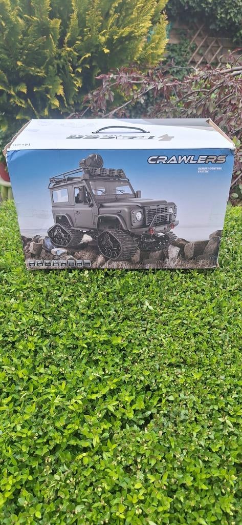 RC Crawler 1/12 schaal 4WD off-road auto met rups of band, Ophalen of Verzenden, Auto offroad