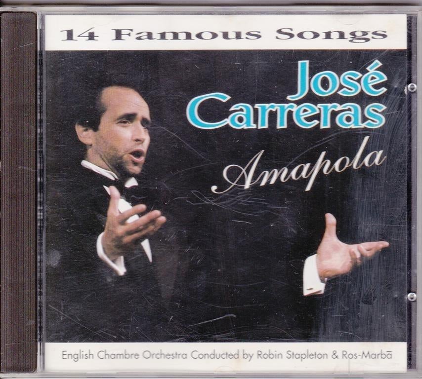 José Carreras - Amapola, 14 Famous Songs., Ophalen of Verzenden, 1990 - 1999, Gebruikt