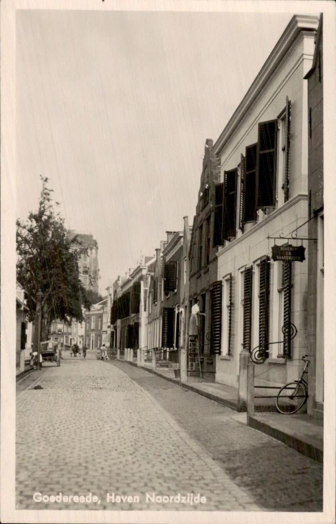 Goedereede - Haven - Noordzijde, Verzamelen, Ansichtkaarten | Nederland, Ophalen of Verzenden, 1940 tot 1960, Gelopen, Zuid-Holland