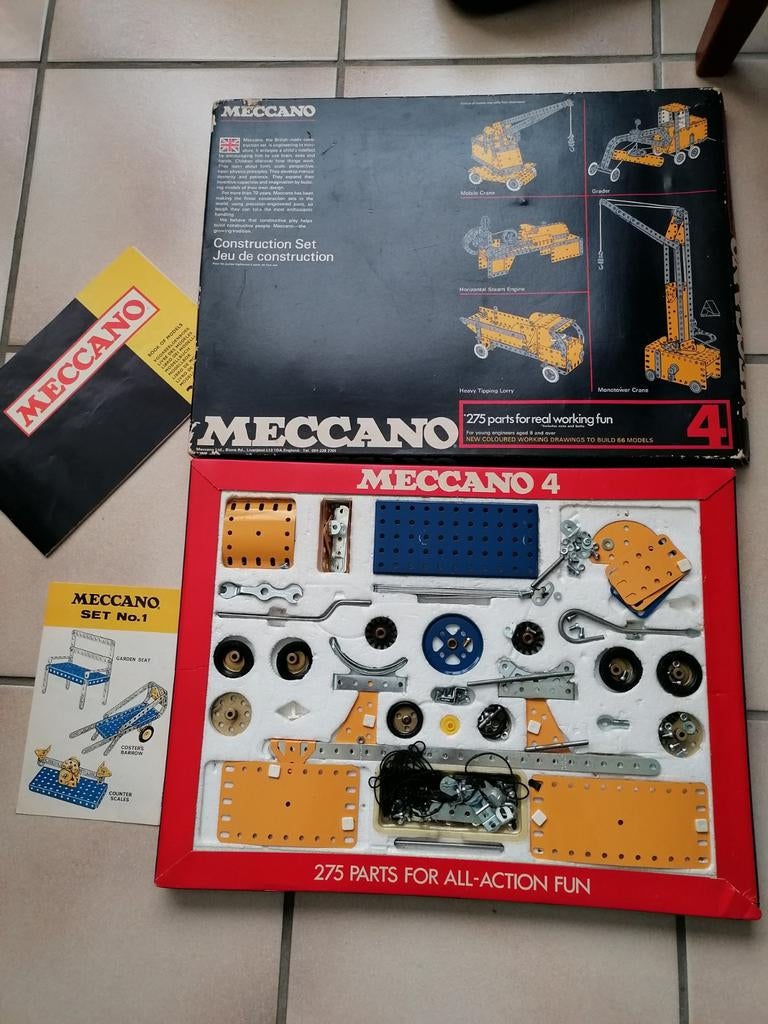 Meccano bouwset nummer 4, Ophalen