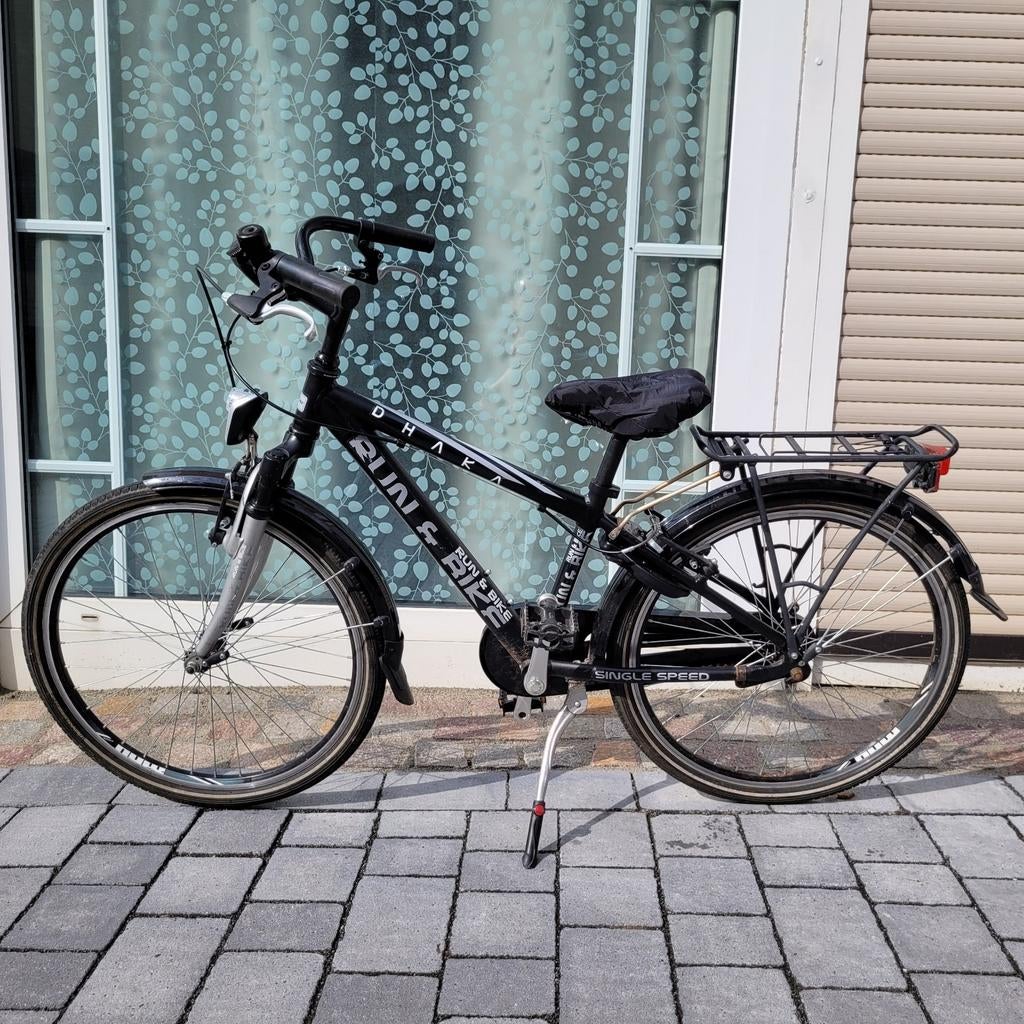 Kinderfiets met vering voorvork - Gebruikt, Fietsen en Brommers, Fietsen | Kinderfietsjes, Ophalen, Gebruikt, 20 inch of meer