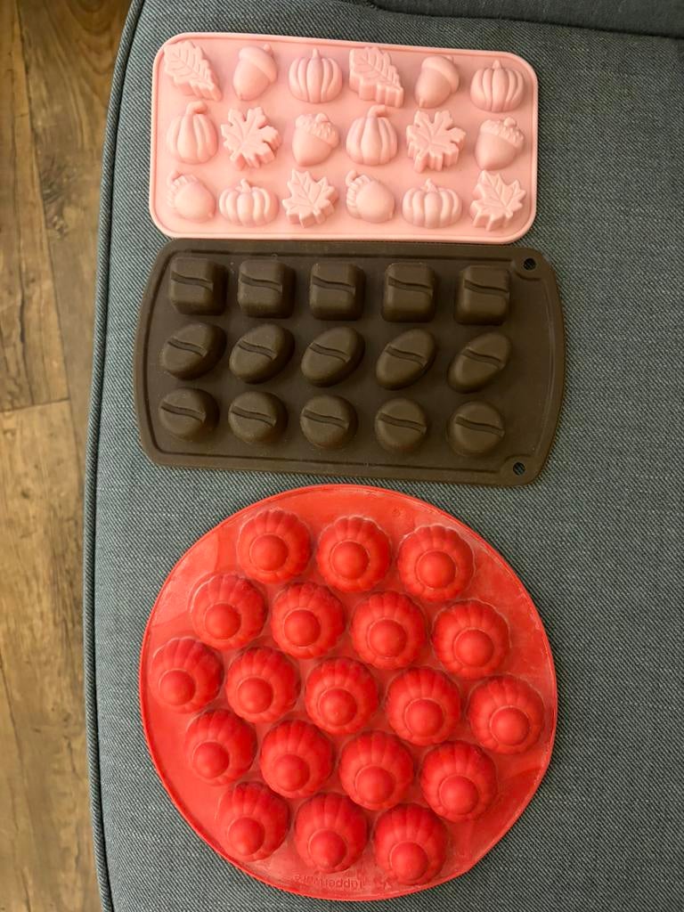 Vormen voor chocola of zeep, Ophalen of Verzenden, Zo goed als nieuw