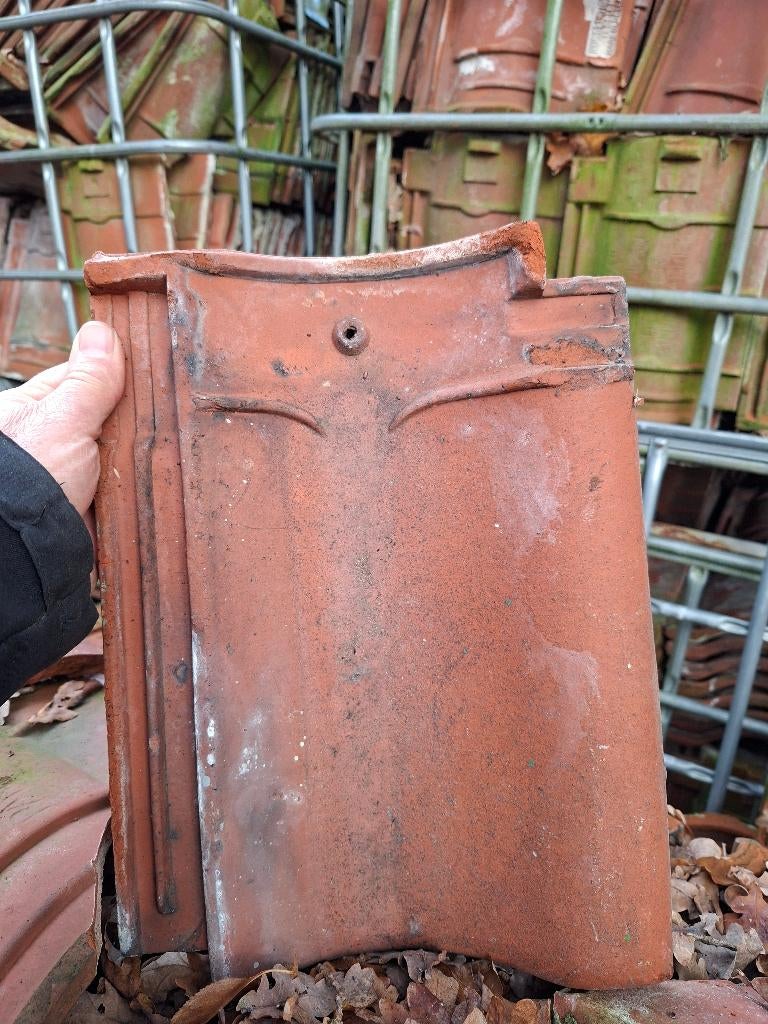 dakpannen vh rood deester, Doe-het-zelf en Verbouw, Dakpannen en Dakbedekking, Ophalen, Gebruikt, Steen of Klei, 15 m² of meer