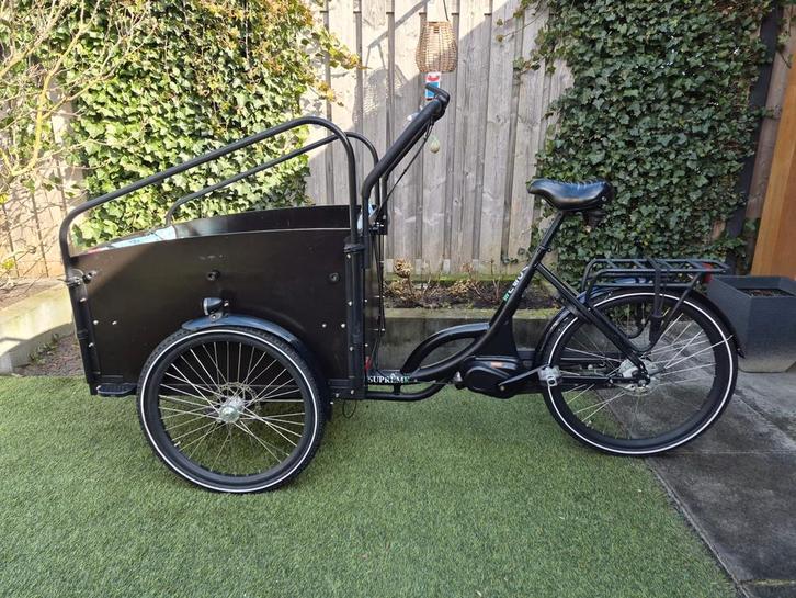 Bakfiets Voque Surpréme (goed onderhouden), Fietsen en Brommers, Fietsen | Bakfietsen, Gebruikt, Overige merken, 4 kinderen of meer