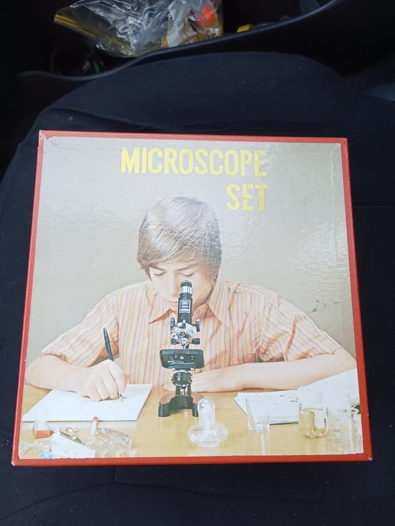 Vintage Mikroskoop Vendorama Vroom en Dreesman, Ophalen of Verzenden, Gebruikt, Minder dan 400x, Biologische microscoop