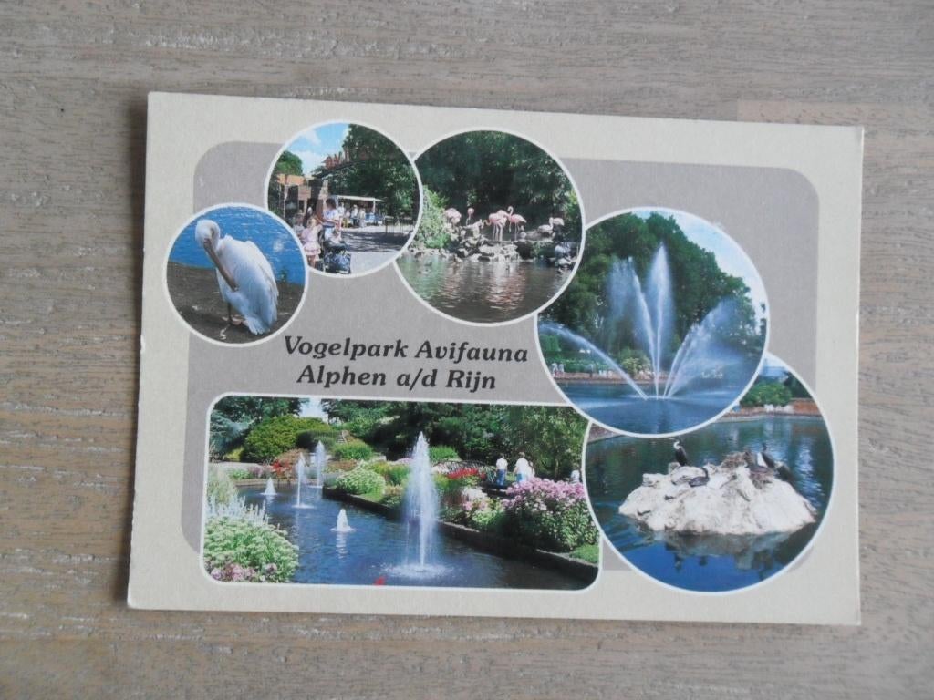 Alphen a/d Rijn, vogelpark Avifauna, Verzenden, 1980 tot heden, Gelopen, Zuid-Holland