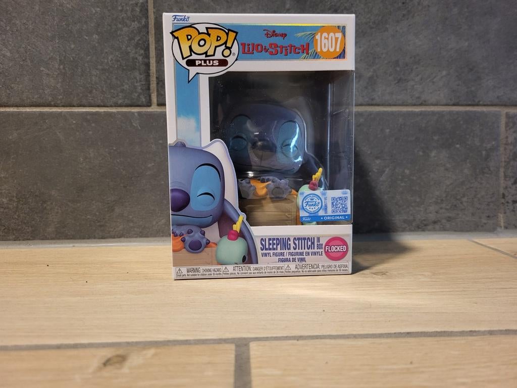Funko pop plus Disney sleeping Stitch in box, Verzamelen, Poppetjes en Figuurtjes, Ophalen, Nieuw