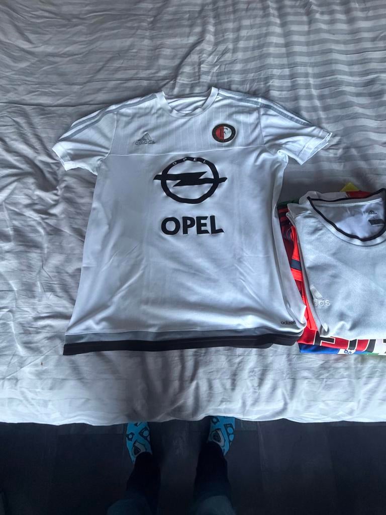 Feyenoord shirt wit maat L, Maat L, Ophalen of Verzenden, Gebruikt, Shirt