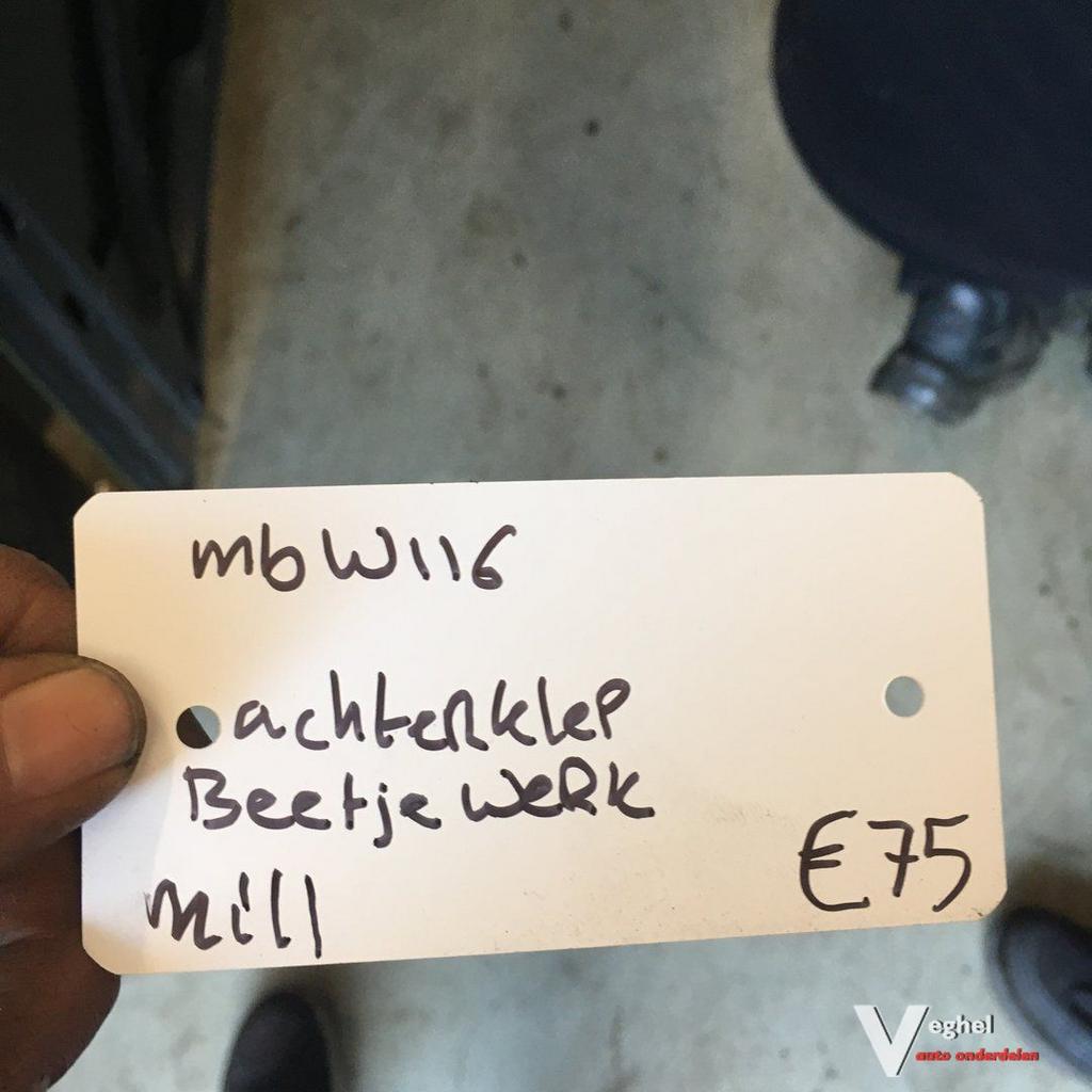 Mercedes W116  Achterklep, Ophalen, Gebruikt, -, Achter