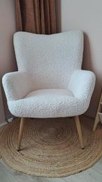 Witte teddy stoel - Zo goed als nieuw, Ophalen, 75 tot 100 cm, Zo goed als nieuw, Stof