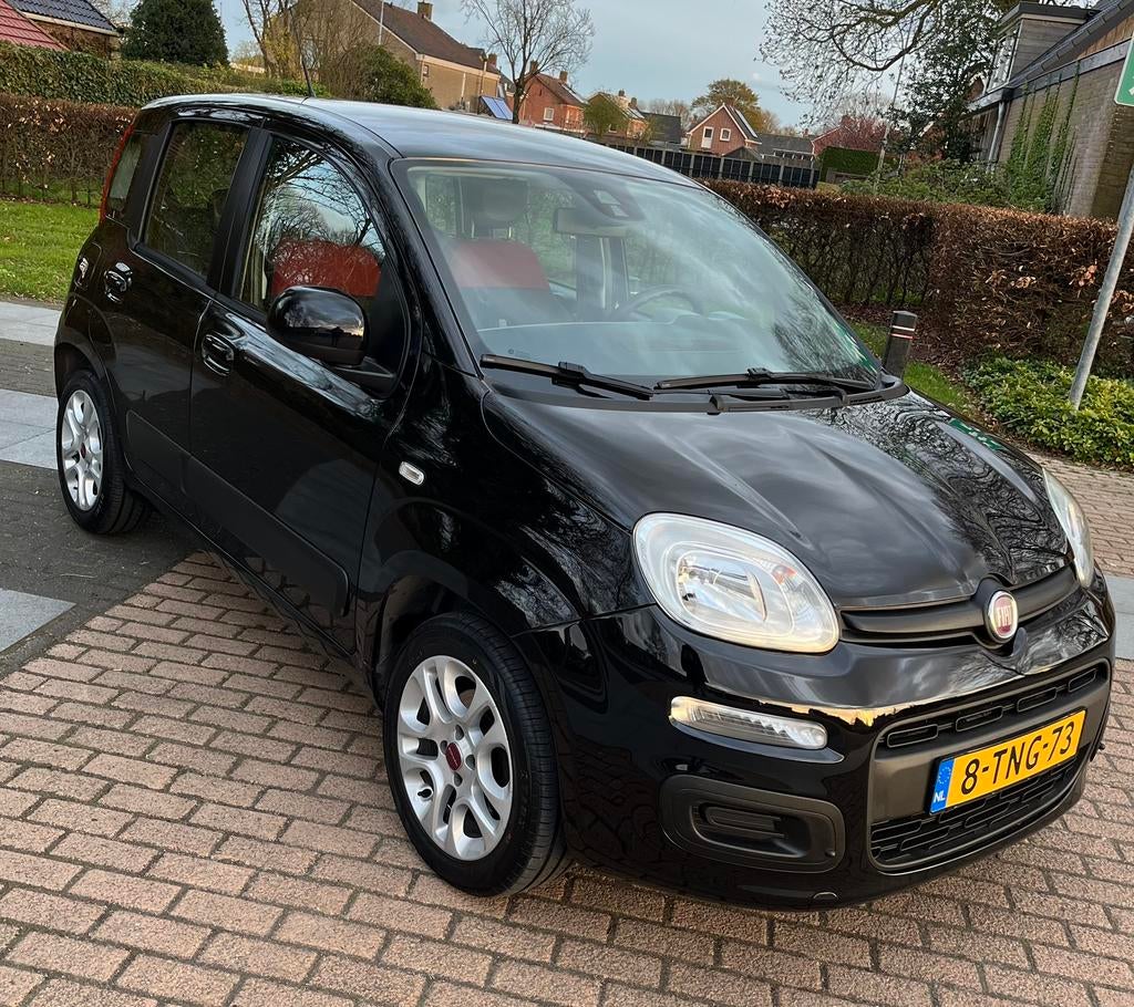 Fiat Panda Twinair Turbo 80PK Automaat, 40 €/maand, Panda, Zwart, Origineel Nederlands