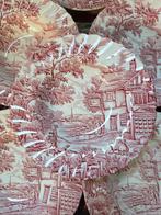 Engelse Myott rode borden The Hunter, Ophalen of Verzenden