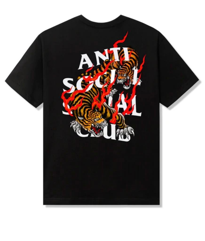 DS Anti Social Social Club Tiger Blood T-Shirt S, Ophalen of Verzenden, Nieuw, Maat 46 (S) of kleiner, Zwart