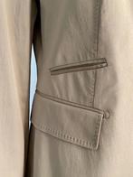 J191 Nieuw: Turnover maat 40=M jasje blazer colbert taupe, Kleding | Dames, Jasjes, Kostuums en Pakken, Maat 38/40 (M), Beige