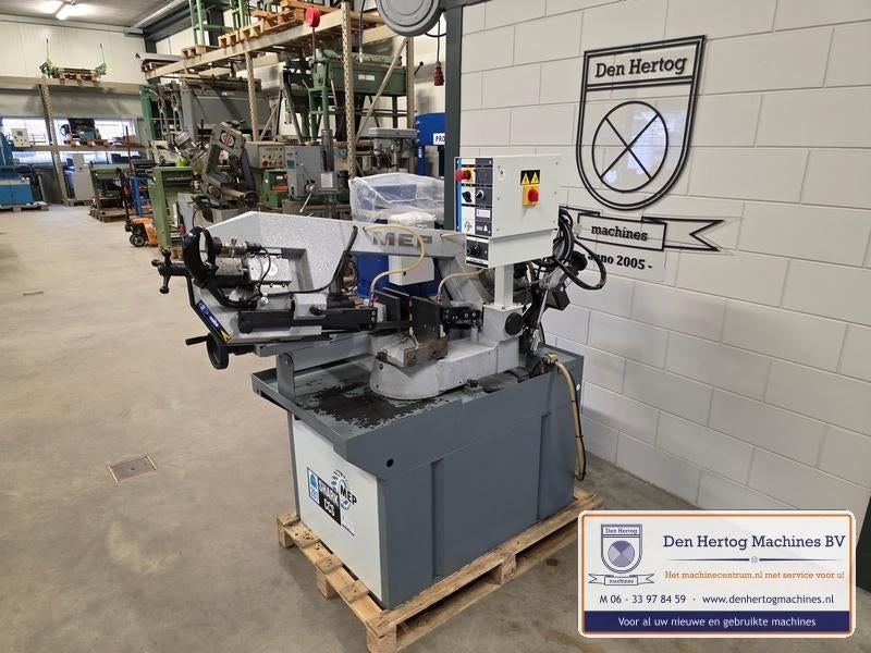 MEP 281 CCS rond 250mm semi halfautomaat bandzaagmachine, Ophalen, 30 tot 70 mm, Lintzaag, 1200 watt of meer