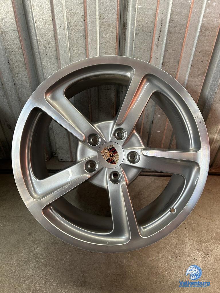 1 stuks originele Porsche 911 991 Techno 20 inch velg 5x130, Gebruikt, -, -, Ophalen of Verzenden