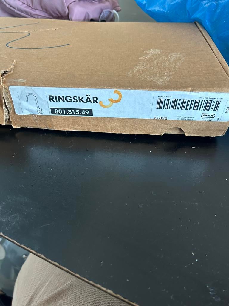 Nieuwe IKEA Ringskär Keukenkraan - RVS Look, Ophalen of Verzenden, Nieuw, Rvs, Kraan
