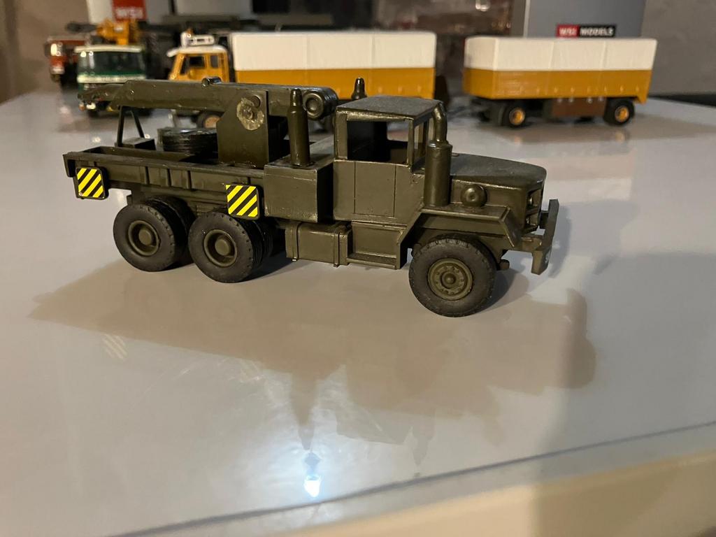 1:50 GMC leger truck afsleepkraan, Verzenden, Zo goed als nieuw, Overige merken