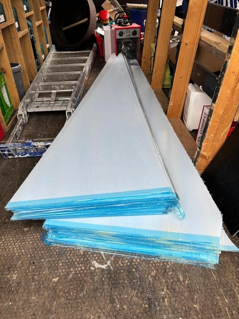 Polycarbonaat kanaalplaten 6mm, Ophalen, Nieuw