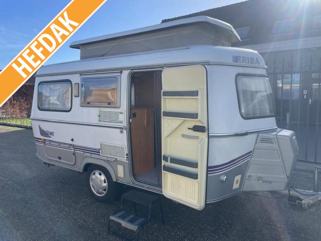 Eriba Triton 420 1997; 2xtreinzit voortent; incl. WC ruimte, Caravans en Kamperen, Overige typen, Bedrijf, Treinzit, Tot en met 3