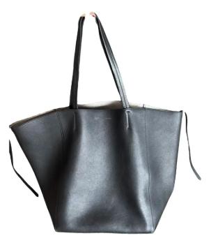 Celine Paris Phantom Large tas zwart leer -, Ophalen of Verzenden, Zo goed als nieuw, Zwart, Handtas