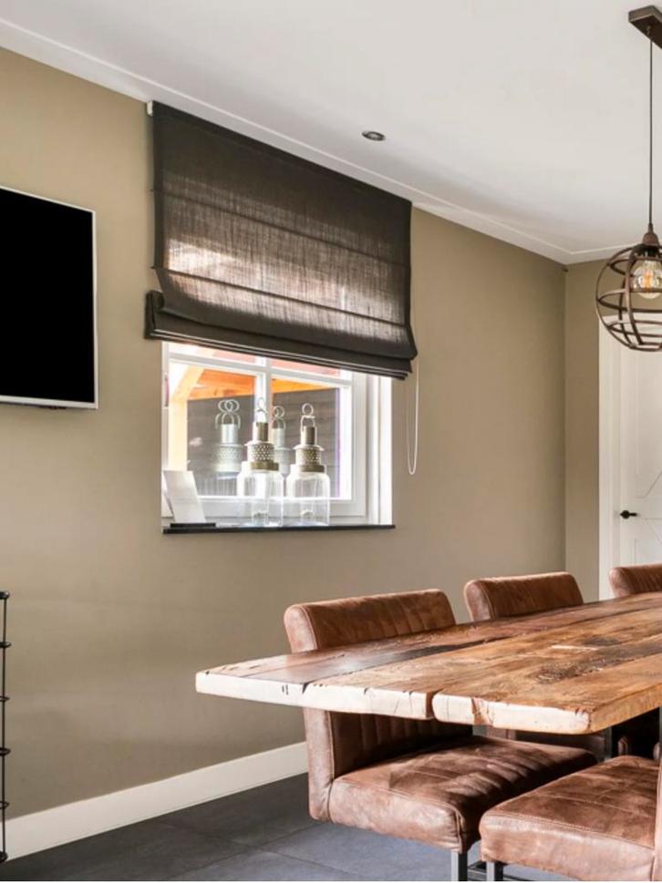 Vouwgordijnen 4x, Huis en Inrichting, Stoffering | Gordijnen en Lamellen, Zo goed als nieuw, Ophalen