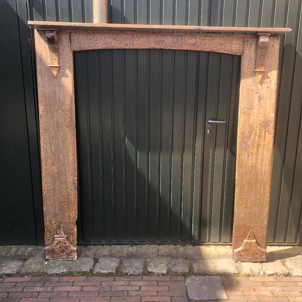 antieke schoorsteenmantel, Huis en Inrichting, Haarden, Ophalen, Gebruikt, Vrijstaande haard, Overige soorten