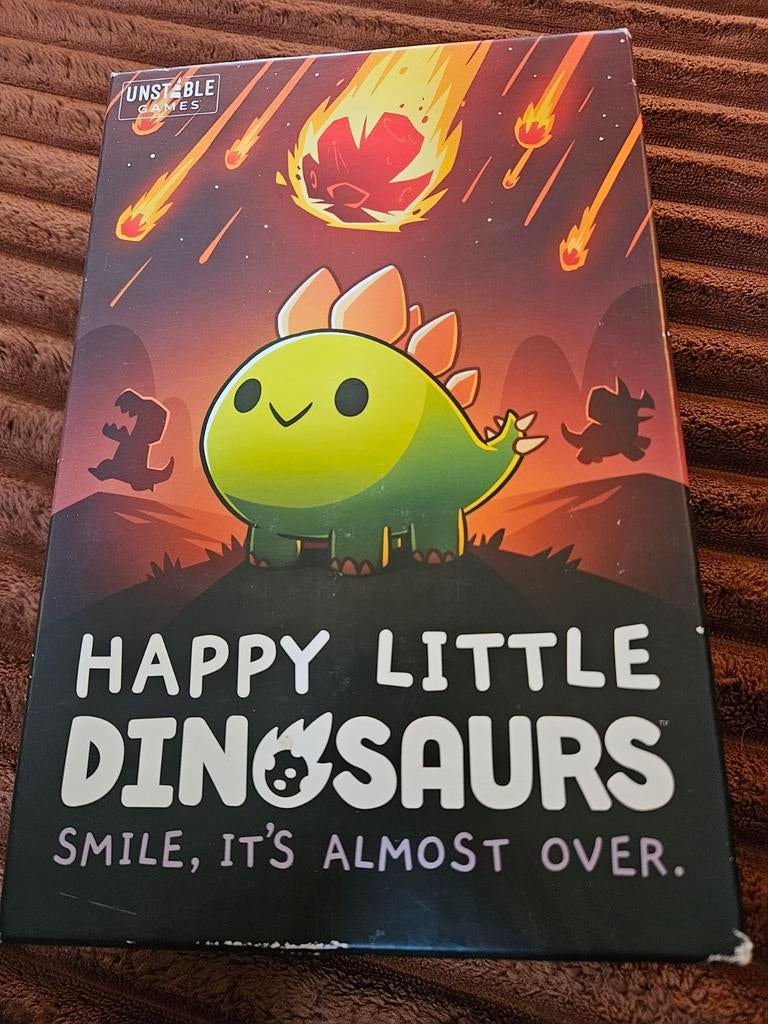 Happy Little Dinosaurs - Leuk kaartspel voor het hele gezin, Drie of vier spelers, Ophalen, Gebruikt, Unstable Games