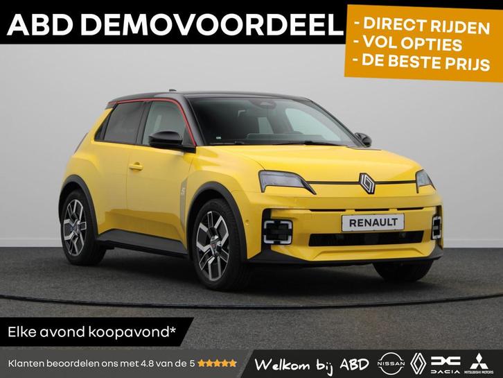 Renault 5 comfort range techno 52 kWh | Vijf jaar garantie |, Auto's, Renault, Bedrijf, Te koop, ABS, Achteruitrijcamera, Adaptive Cruise Control