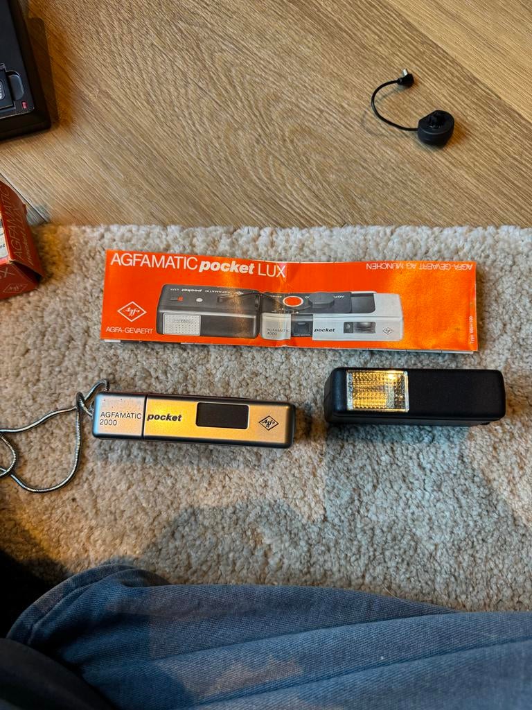 Vintage Agfamatic Pocket 2000 Camera uit de jaren '70, Audio, Tv en Foto, Fotocamera's Analoog, Ophalen, Gebruikt, Compact, Overige Merken