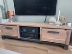 H&H tv meubel 170 cm teakhout, Ophalen, 150 tot 200 cm, Teakhout, Zo goed als nieuw